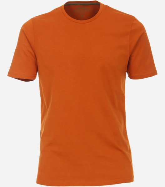 T-shirt Redmond REGULAR FIT JERSEY orange avec col Col rond en coupe classique