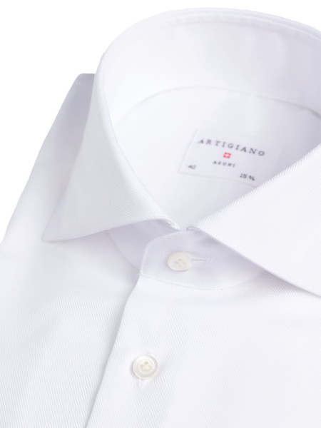 ARTIGIANO Regular Fit Chemise Blanc Haifisch Twill