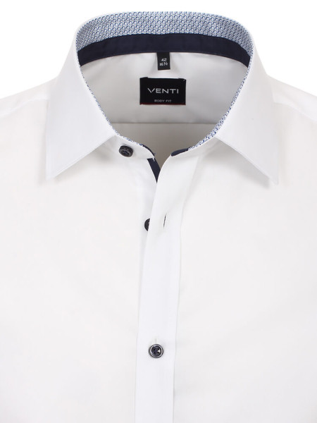 VENTI Slim Fit Chemise Blanc Kent Easy Care  - Vue 1