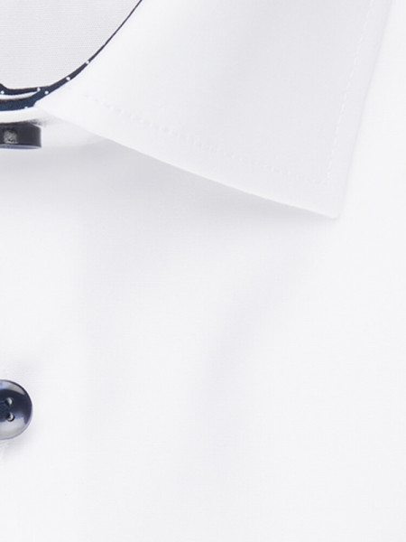 SEIDENSTICKER Extra Slim Fit Chemise Blanc Business Kent Popeline - Vue 3