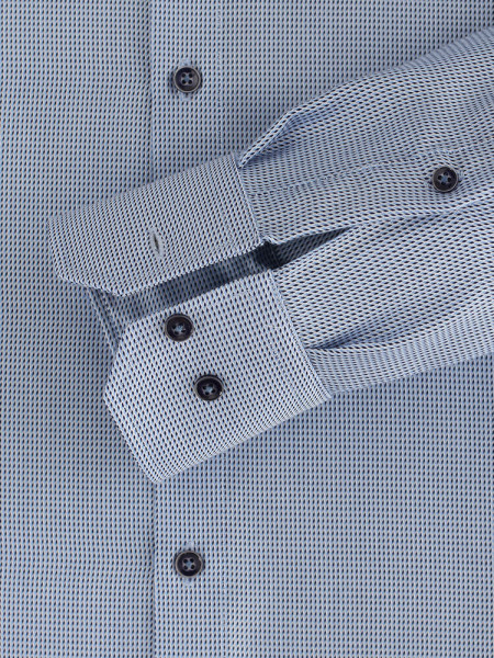 VENTI Regular Fit Chemise Bleu moyen Kent Struktur - Vue 2