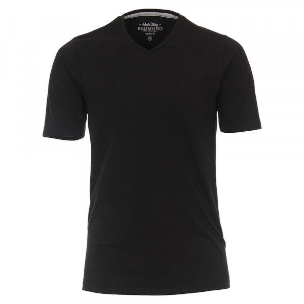T-shirt Redmond noir en coupe classique