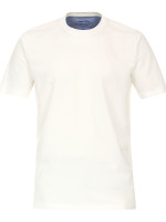 T-shirt Redmond REGULAR FIT JERSEY blanc avec col Col rond en coupe classique