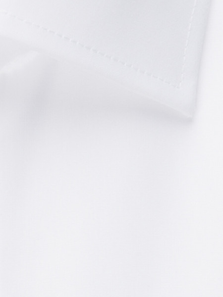 SEIDENSTICKER Slim Fit Chemise Blanc Business Kent Popeline - Vue 3