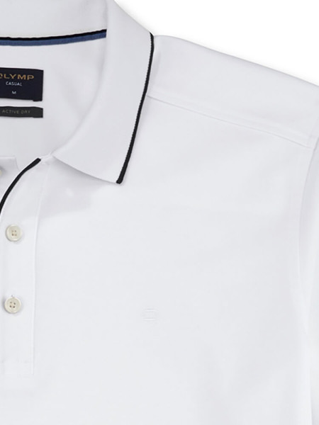 OLYMP Polo Blanc Extrafeine Qualität