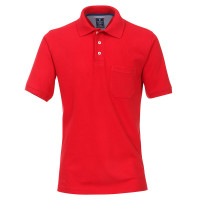 Polo Redmond rouge en coupe classique