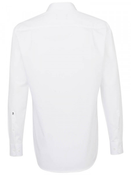 SEIDENSTICKER Regular Fit Chemise Blanc Business Kent Popeline