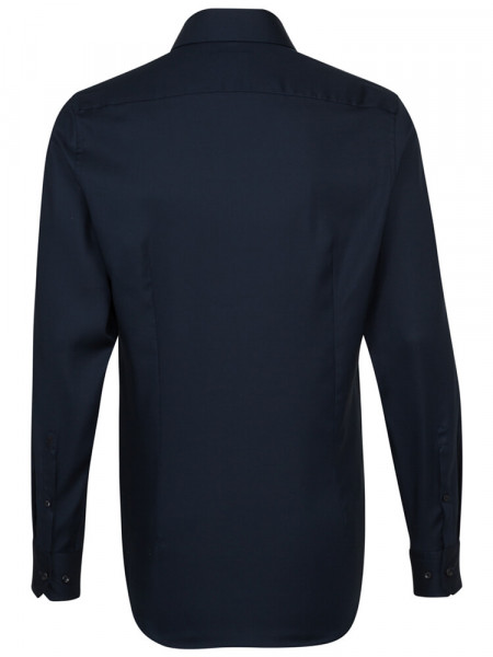 SEIDENSTICKER Tailored Fit Chemise Bleu foncé Business Kent Struktur