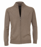 Cardigan CASAMODA marron clair en coupe classique
