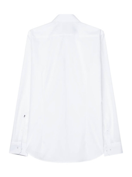 SEIDENSTICKER Tailored Fit Chemise Blanc Business Kent Popeline