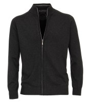 Cardigan CASAMODA anthracite en coupe classique