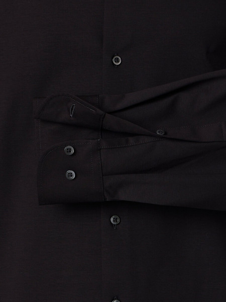 VENTI Comfort Fit Chemise Noir Kent Jersey - Vue 2