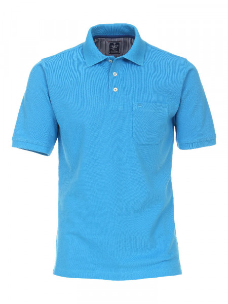 Polo Redmond REGULAR FIT PIQUÉ bleu clair avec col Bouton Polo en coupe classique