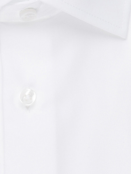 SEIDENSTICKER Tailored Fit Chemise Blanc Business Kent Popeline - Vue 3
