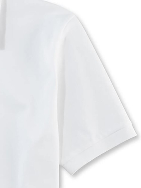 OLYMP Polo Blanc Piqué - Vue 1