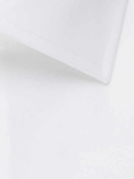 SEIDENSTICKER Regular Fit Chemise Blanc Business Kent Popeline - Vue 3