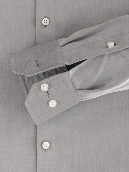 VENTI Regular Fit Chemise Gris clair Kent Twill - Vue 2