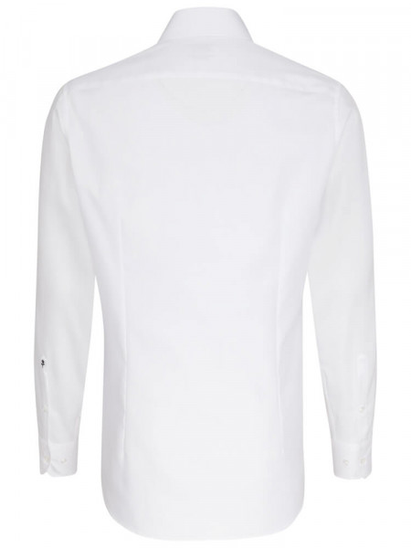 SEIDENSTICKER Tailored Fit Chemise Blanc Haifisch Oxford