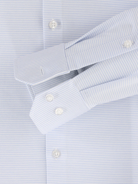 VENTI Regular Fit Chemise Bleu clair Kent Jersey - Vue 2