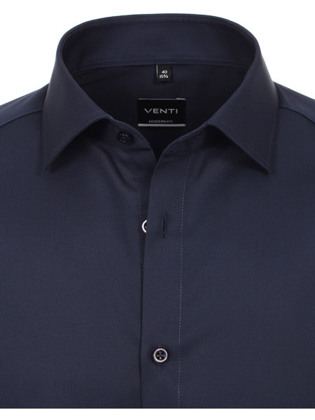VENTI Regular Fit Chemise Marine Kent Twill - Vue 1