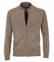 Cardigan CASAMODA marron clair en coupe classique
