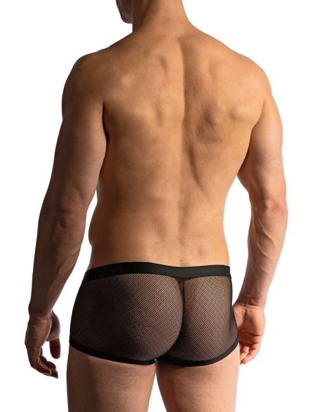 MANSTORE Regular Fit Noir Microfaser