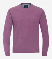 Pull Redmond REGULAR FIT TRICOTÉ lilas avec col Col rond en coupe classique