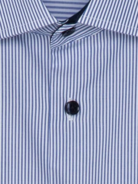 SEIDENSTICKER Regular Fit Chemise Bleu moyen Business Kent Popeline