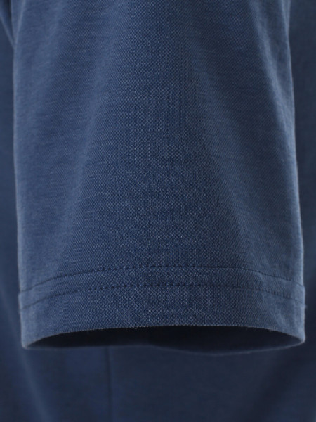 REDMOND Polo Bleu foncé Piqué - Vue 2