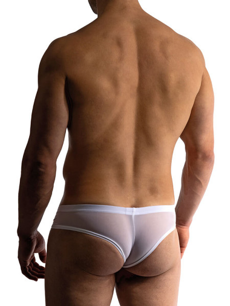 MANSTORE Regular Fit Blanc Microfaser