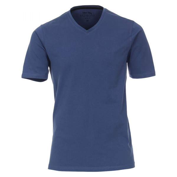 T-shirt Redmond bleu foncé en coupe classique