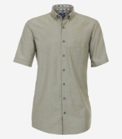 Chemise Redmond MODERN FIT BEAUX OXFORD vert avec col Button Down en coupe moderne
