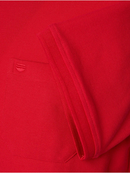 REDMOND Polo Rouge Piqué - Vue 2