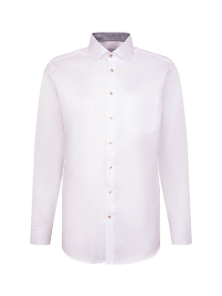 SEIDENSTICKER Regular Fit Chemise Beige clair New Kent Struktur