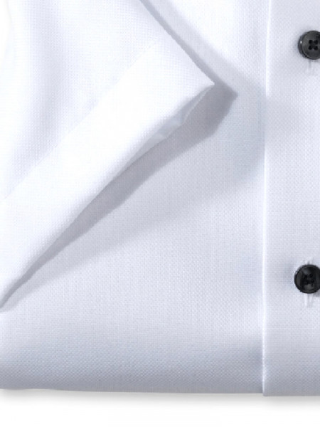 OLYMP Regular Fit Chemise Blanc Global Kent Struktur - Vue 2