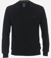 Pull Redmond REGULAR FIT TRICOTÉ noir avec col Col rond en coupe classique