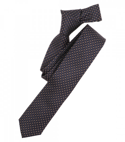 Cravate Venti marron clair à motifs