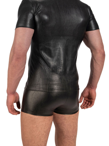 MANSTORE Regular Fit Noir Microfaser