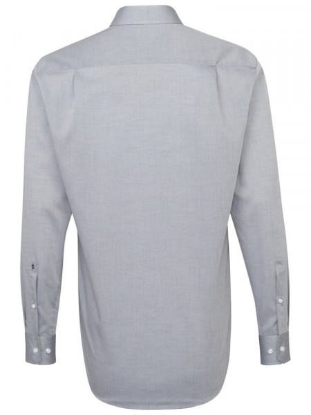SEIDENSTICKER Regular Fit Chemise Gris Business Kent Chambray