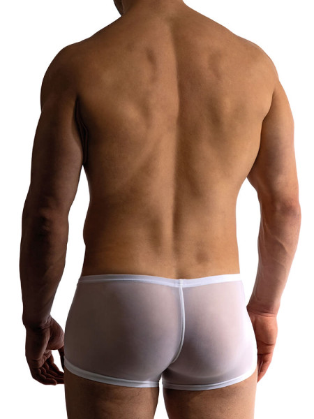 MANSTORE Regular Fit Blanc Microfaser