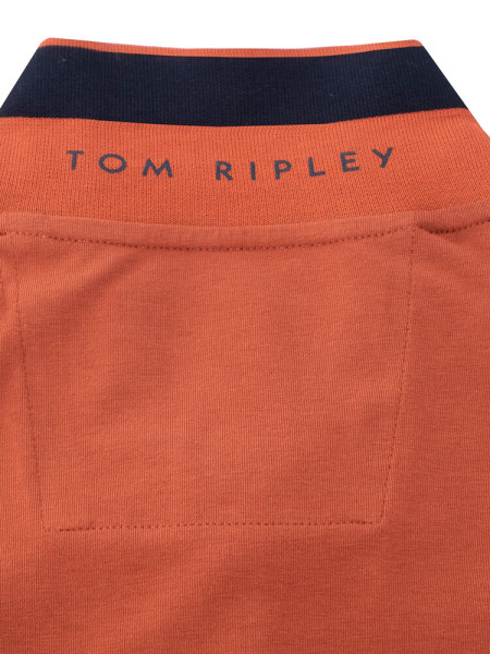 TOM RIPLEY Polo Orange Extrafeine Qualität - Vue 1
