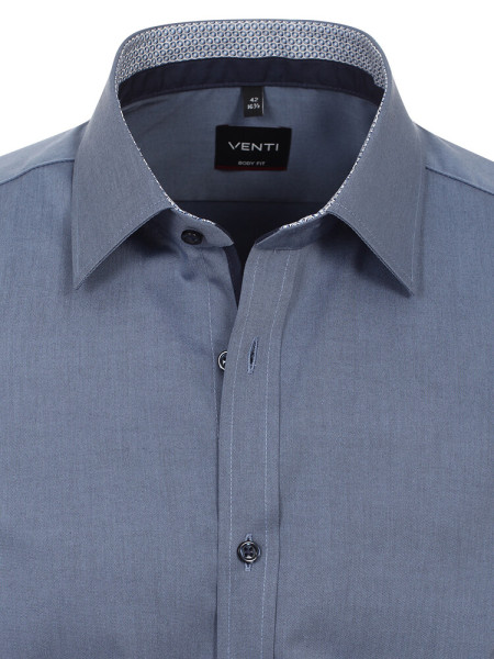VENTI Slim Fit Chemise Bleu moyen Kent Easy Care  - Vue 1