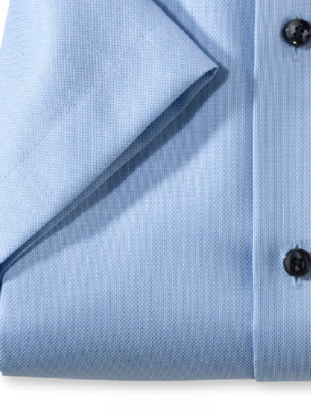 OLYMP Regular Fit Chemise Bleu clair Global Kent Struktur - Vue 2
