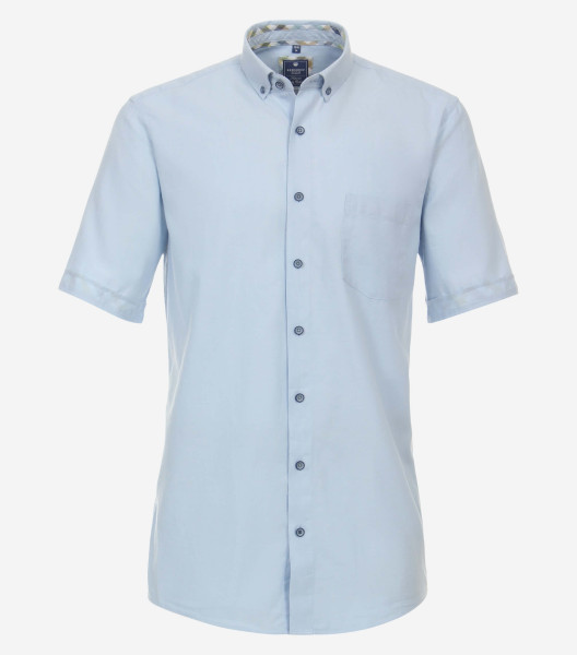 Chemise Redmond MODERN FIT BEAUX OXFORD bleu clair avec col Button Down en coupe moderne