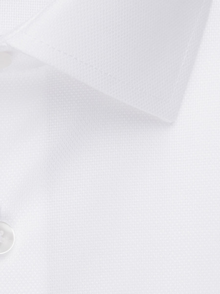 SEIDENSTICKER Regular Fit Chemise Blanc Business Kent Struktur - Vue 3