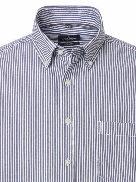 CASAMODA Regular Fit Chemise Bleu foncé Button-Down Easy Care  - Vue 1