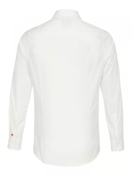 PURE Slim Fit Chemise Beige clair Kent Popeline