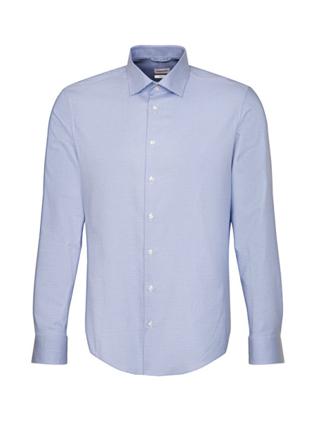 SEIDENSTICKER Regular Fit Chemise Bleu clair Basic Kent Struktur
