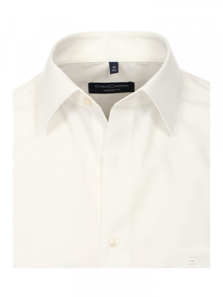 CASAMODA Comfort Fit Chemise Beige clair Kent Popeline - Vue 1
