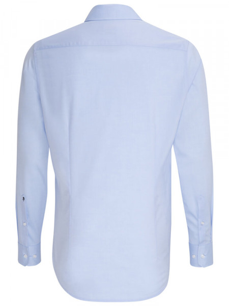 SEIDENSTICKER Slim Fit Chemise Bleu clair Business Kent Chambray